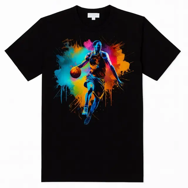 Neon Basketball tshirt